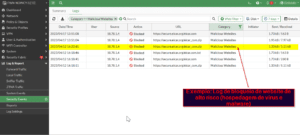 Fortigate Firewall - Exemplo Log Webfilter